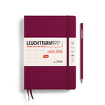 Leuchtturm Leuchtturm1917 Weekly Planner 18 Months 2024 - 2025 A5 - Port Red