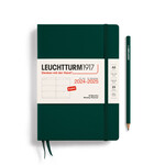 Leuchtturm Leuchtturm1917 Weekly Planner 18 Months 2024 - 2025 Medium - Forest Green