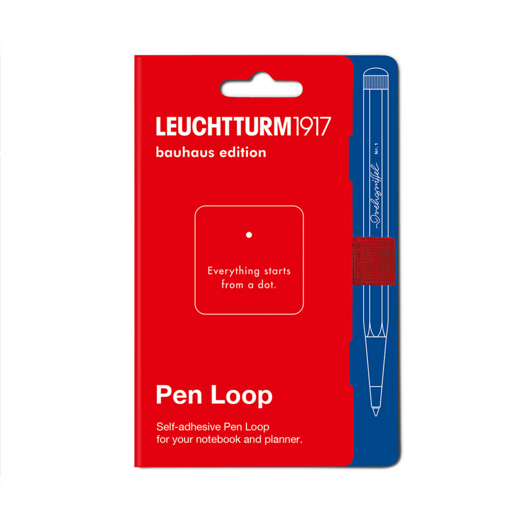 Leuchtturm Leuchtturm Pen Loop, Bauhaus 100 - Red