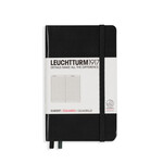Leuchtturm Leuchtturm1917 Notebook, Pocket (A6), Hardcover - Black, Squared