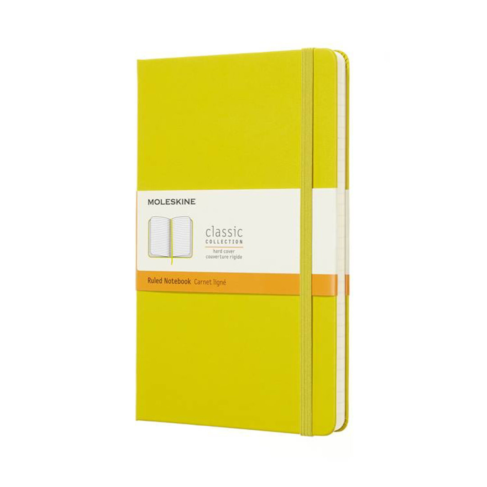 Moleskine Moleskine Large Hardcover Ruled Notebook, Citron Yellow