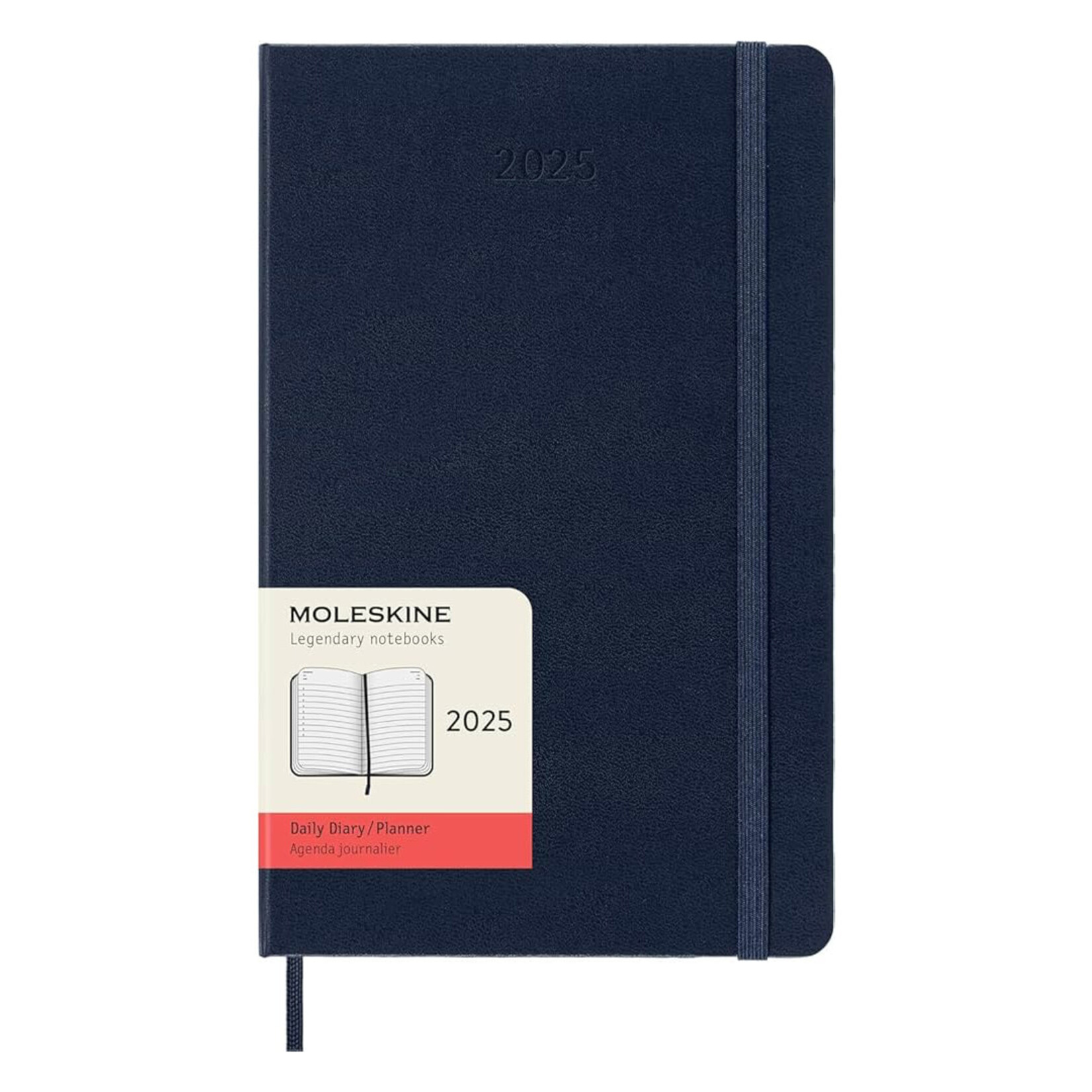 Moleskine Moleskine Classic 12 Month 2025 Daily Planner, Hard Cover - Sapphire