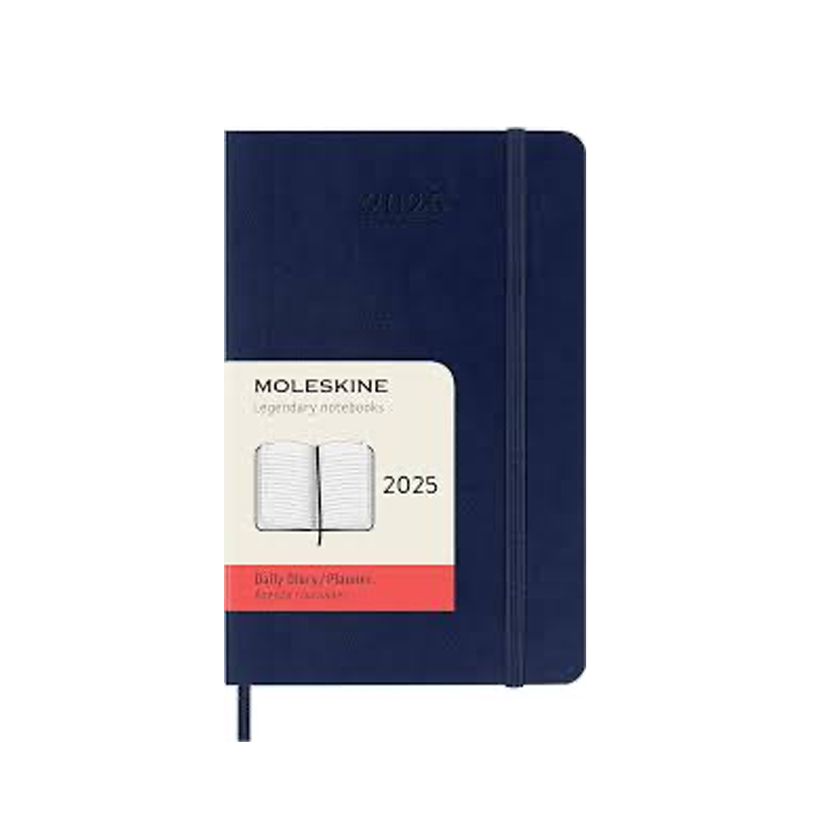 Moleskine Moleskine Classic 12 Month 2025 Daily Planner, Pocket Soft Cover - Sapphire Blue