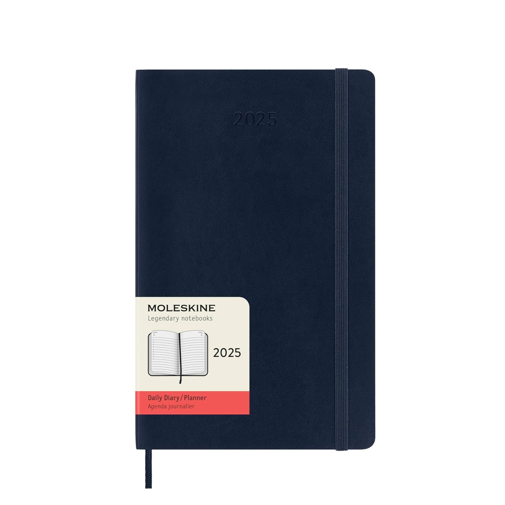 Moleskine Moleskine Classic 12 Month 2025 Daily Planner, Soft Cover - Sapphire Blue