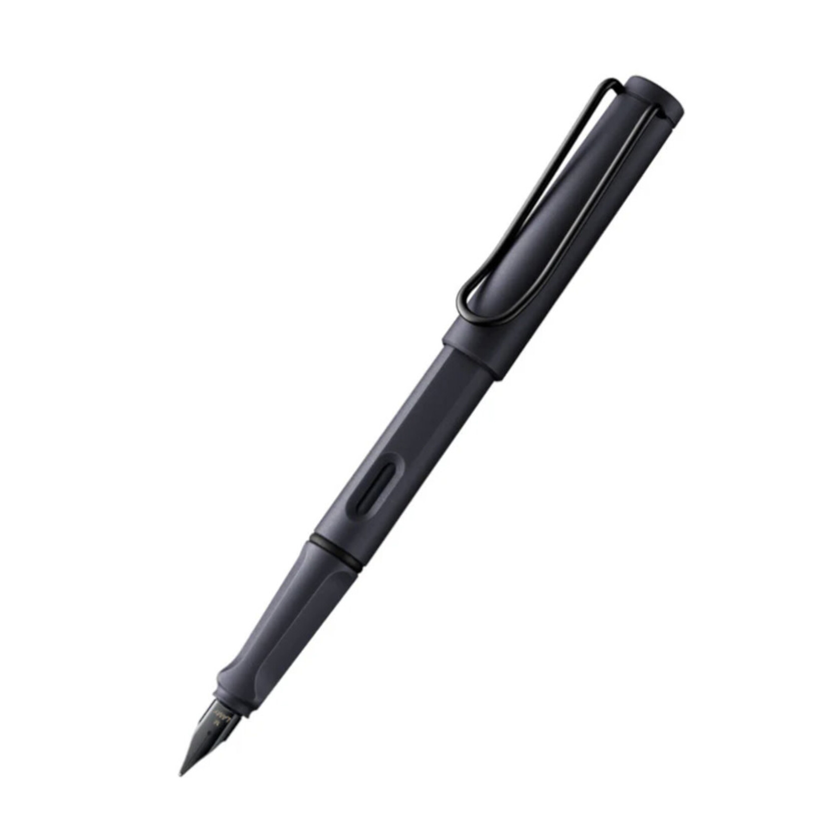 LAMY LAMY Safari Dark Steel Black Fountain Pen, Medium