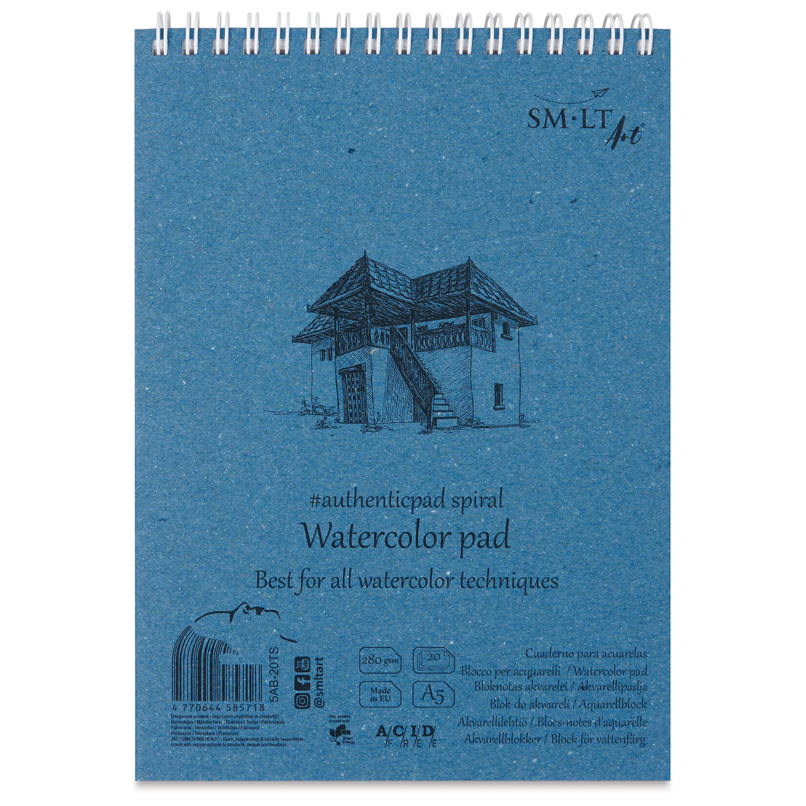 Authentic Wirebound Watercolor Pad - A5 size