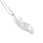 hk+np hk+np Spiral Pendant - Matte Finish (w/ 16" chain)