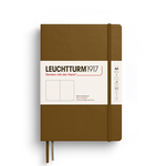 Leuchtturm Leuchtturm A5 Hardcover Notebook, Spice Brown, Plain