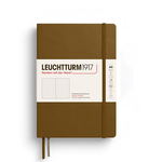 Leuchtturm Leuchtturm1917 Notebook, Medium (A5), Hardcover - Spice Brown, Dotted