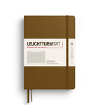 Leuchtturm Leuchtturm1917 Notebook, Medium (A5), Hardcover - Spice Brown, Squared