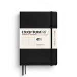 Leuchtturm Leuchtturm A5 Hardcover 411 Notebook, Black, Dotted