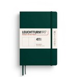 Leuchtturm Leuchtturm A5 Hardcover 411 Notebook, Forest Green, Plain
