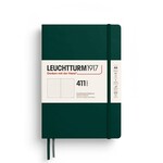 Leuchtturm Leuchtturm A5 Hardcover 411 Notebook, Forest Green, Dotted