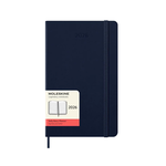 Moleskine Classic 12 Month 2026 Daily Planner, Hard Cover - Sapphire Blue