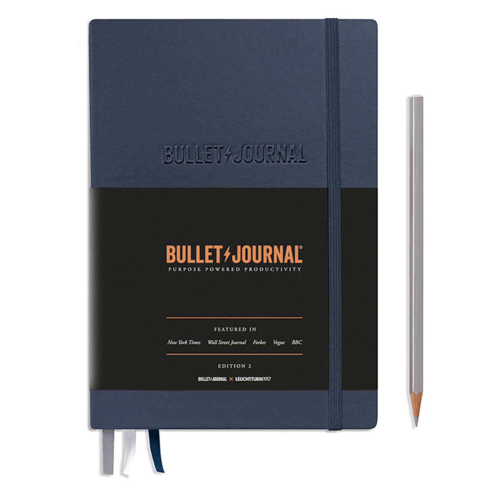 Leuchtturm Bullet Journal Edition 2, Hardcover, 206 numbered pages, Blue22, Dotted