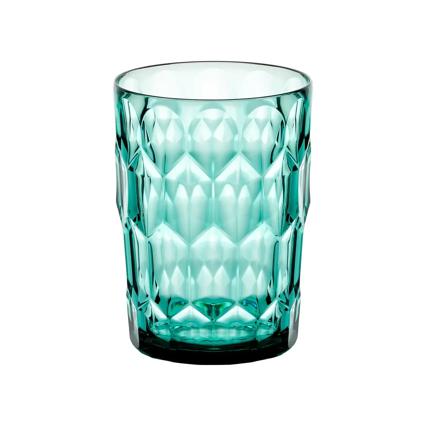 Guzzini Guzzini Tall Tumbler Pattern N°3 Vanity, Aquamarine