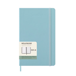 Moleskine Classic 18 Month 2025-2026 Weekly Planner, Hard Cover, Large, Aquamarine