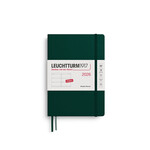 Leuchtturm Leuchtturm1917 Weekly Planner 2026, A5, Hardcover, Forest Green