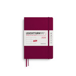Leuchtturm Leuchtturm1917 Weekly Planner 2026, A5, Hardcover, Port Red