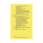 Selected Writing on Black Canadian Art