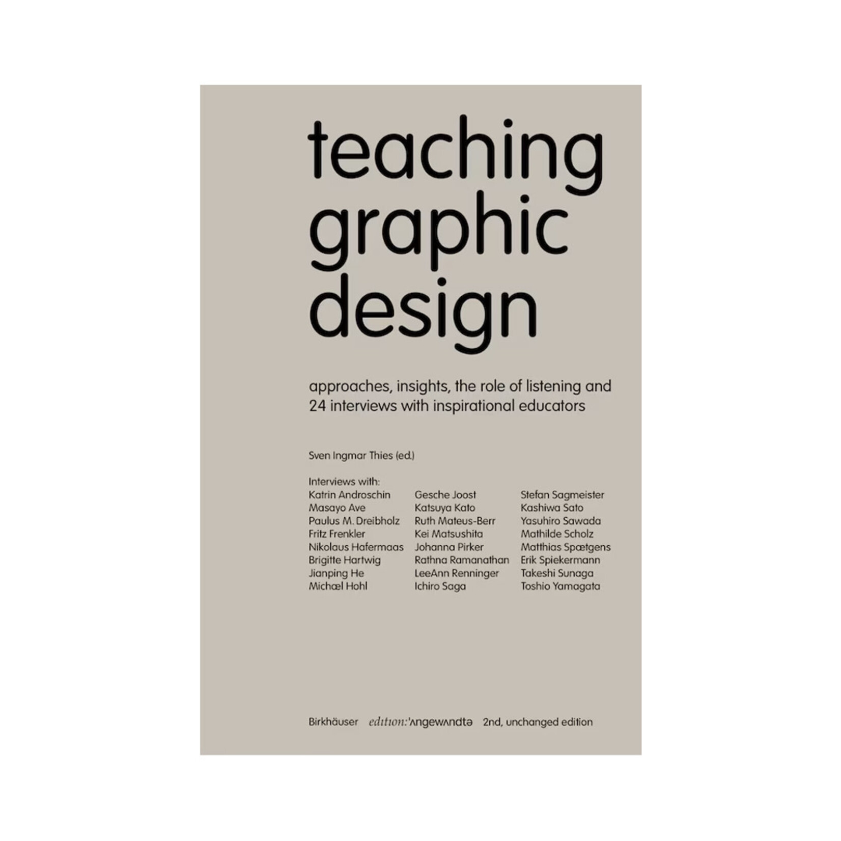 Birkhäuser Teaching Graphic Design