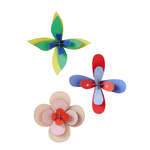 Studio Roof Studio Roof Small Wall Flowers - Lime Cocktail (set of 3)