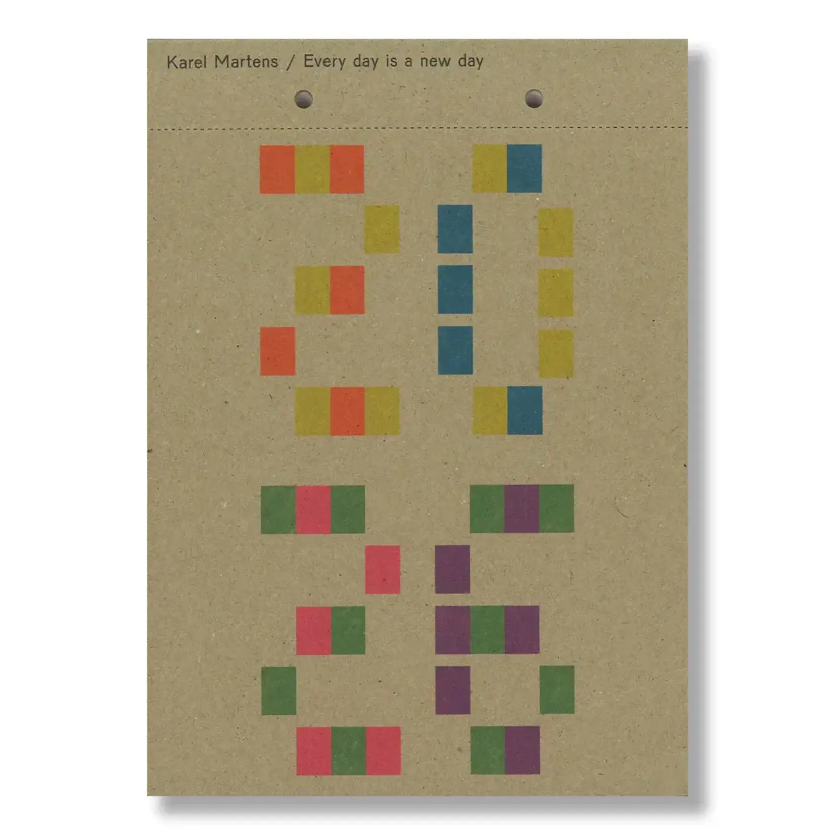 Karel Martens – Calendar 2026