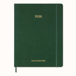 Moleskine Moleskine 15 Month 2026 Essential Weekly Planner, XXL Soft Cover - Myrtle Green