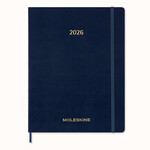 Moleskine Moleskine 15 Month 2026 Essential Weekly Planner, XXL Soft Cover - Sapphire Blue