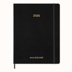 Moleskine Moleskine 15 Month 2026 Essential Weekly Planner, XXL Soft Cover - Black