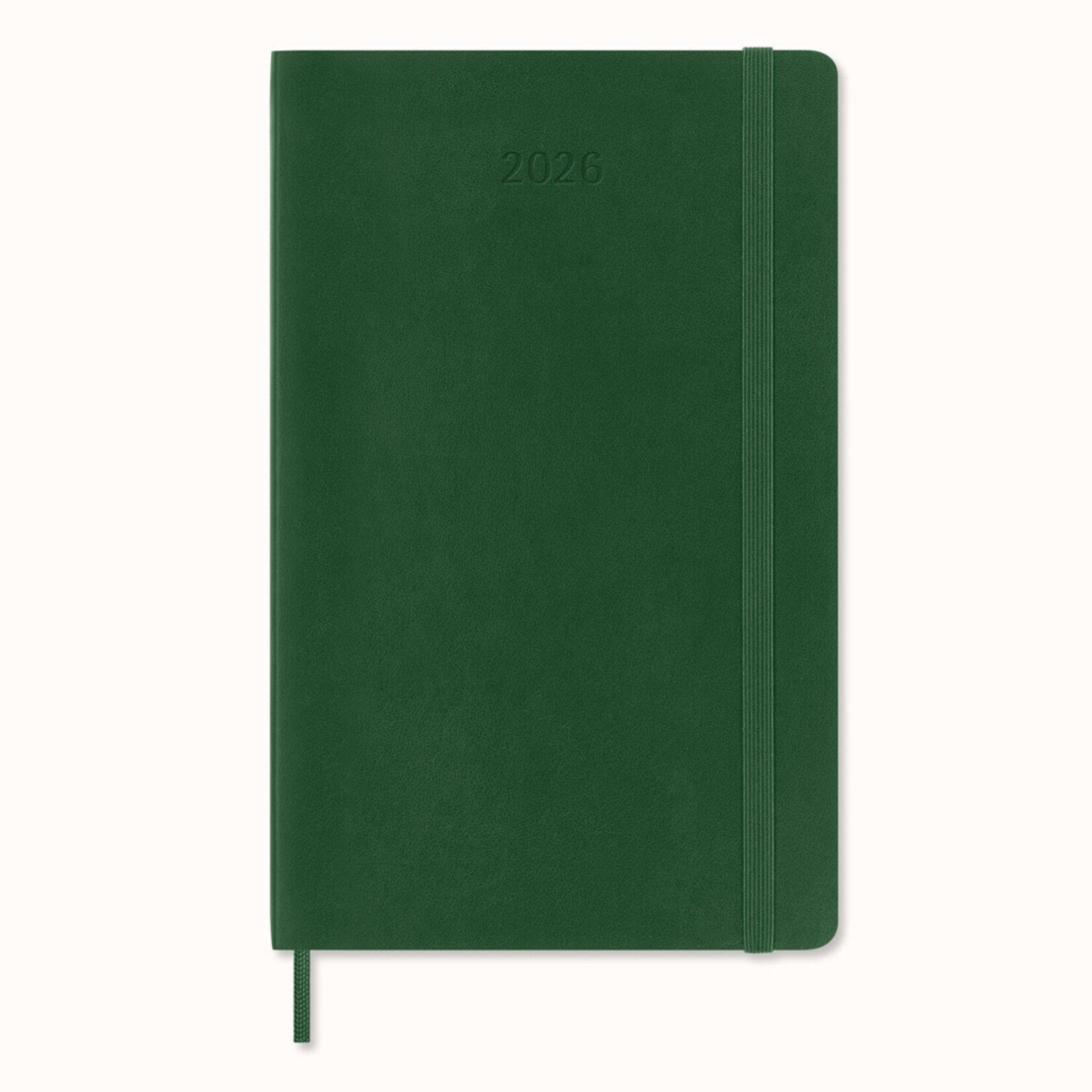 Moleskine Moleskine 2026 12-Month Daily Planner, Large, Soft Cover - Myrtle Green