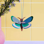 Studio Roof Studio Roof Grid Butterfly Ornament/Lucky Charm