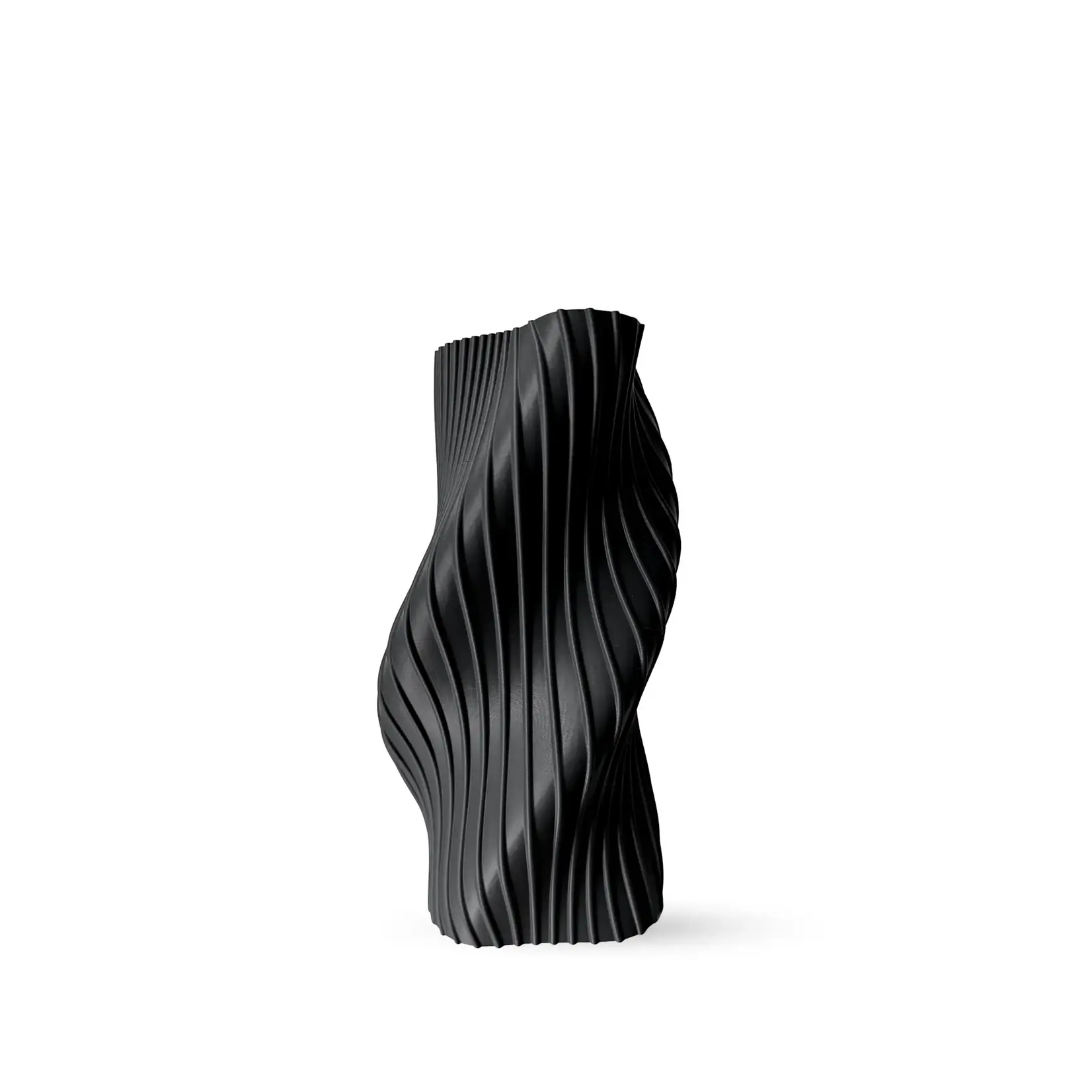 OBJ Studio OBJ Studio Vase Fluid Large, Charcoal