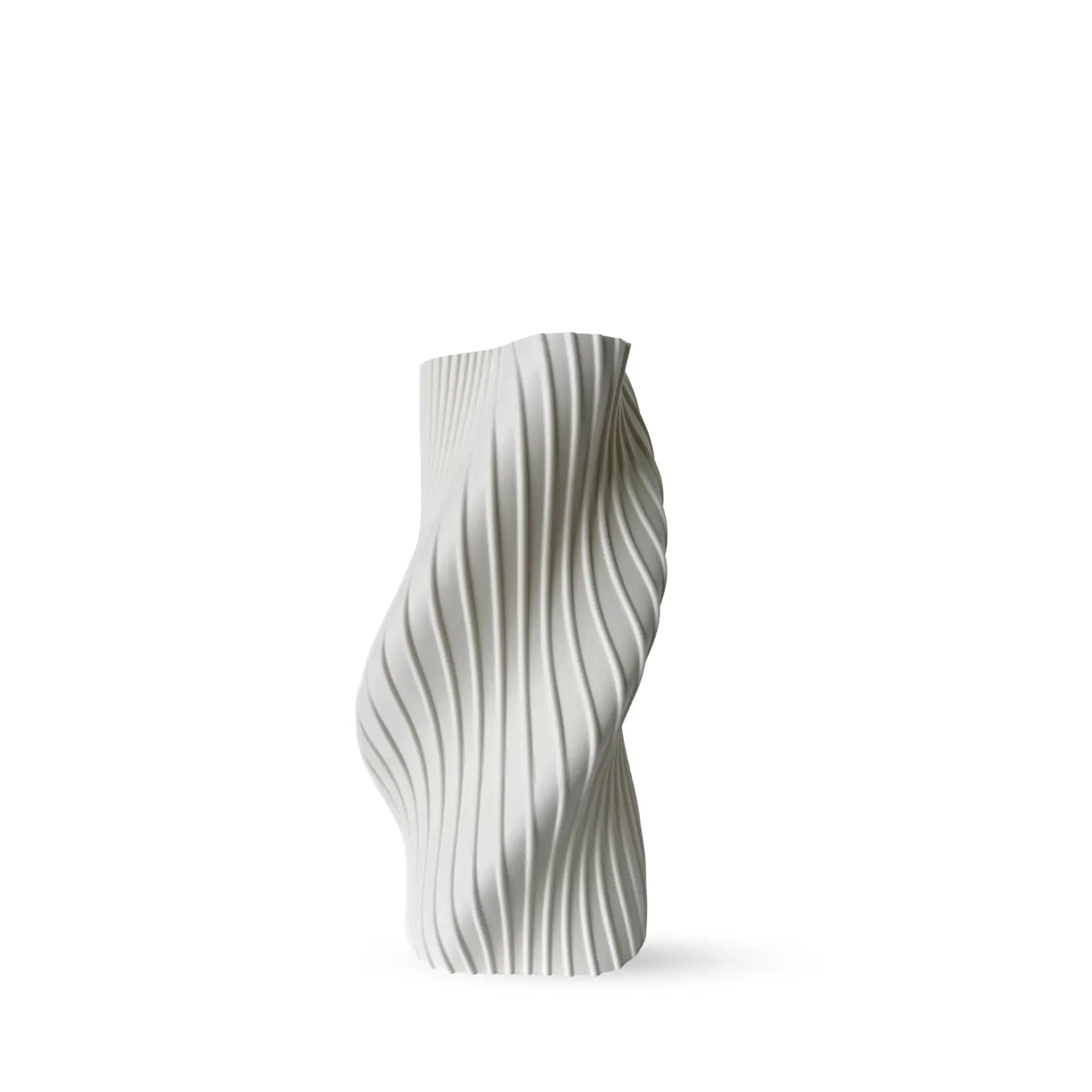OBJ Studio OBJ Studio Vase Fluid Large, Ivory White