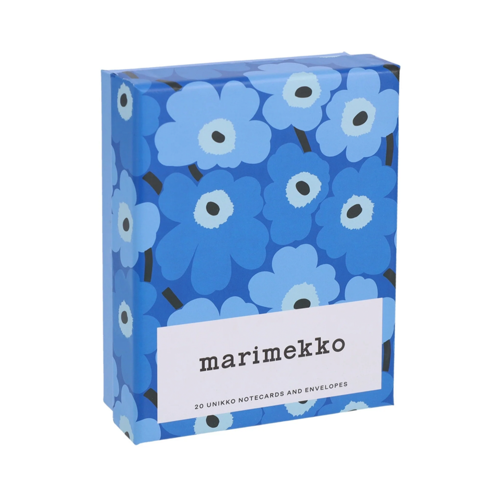Marimekko Unikko Notecards (Blues), Set of 20
