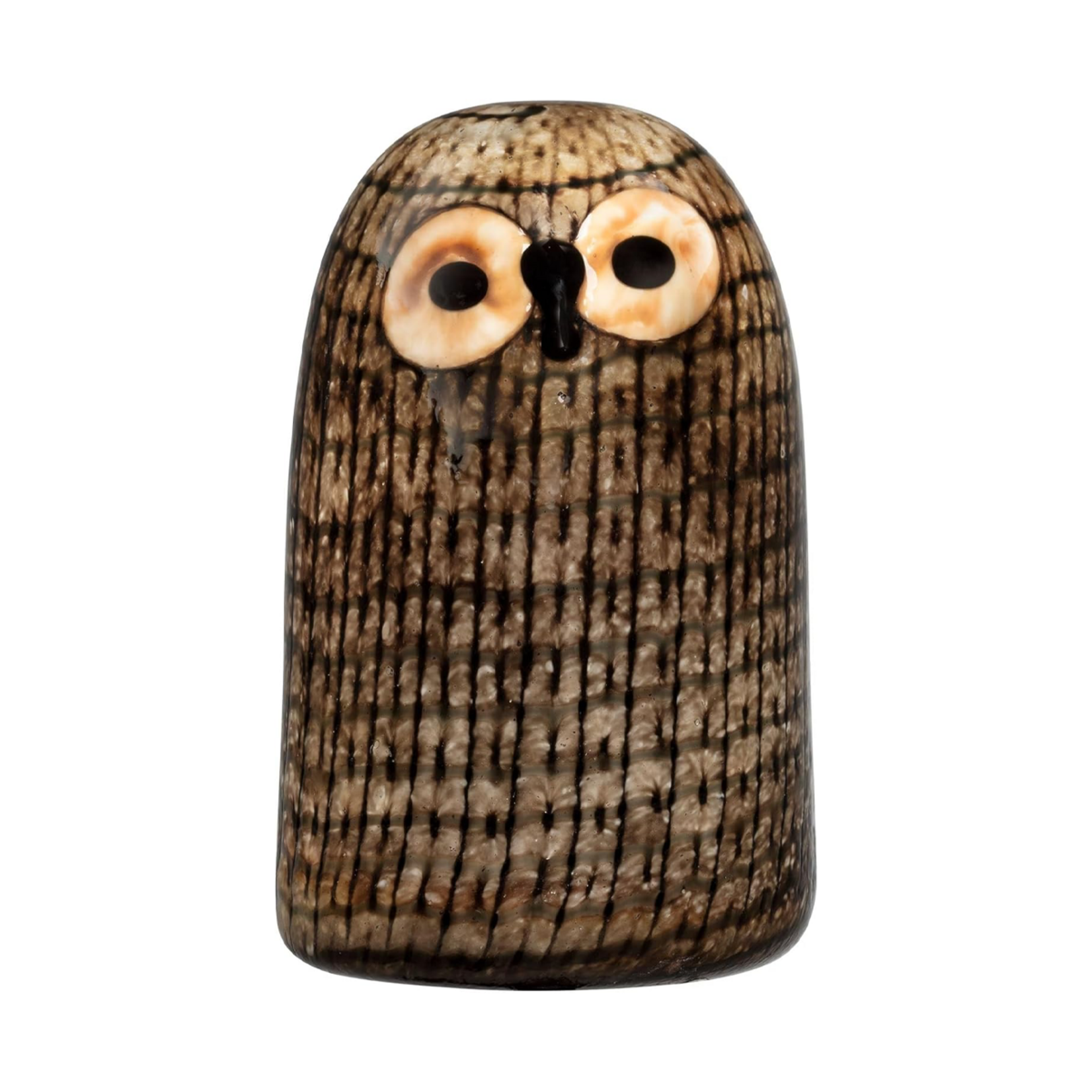 Iittala Birds by Toikka Barn Owl 100x155mm 3.9"x6" brown