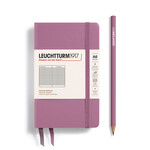Leuchtturm Leuchtturm Squared Pocket Hardcover Notebook, Dusty Rose