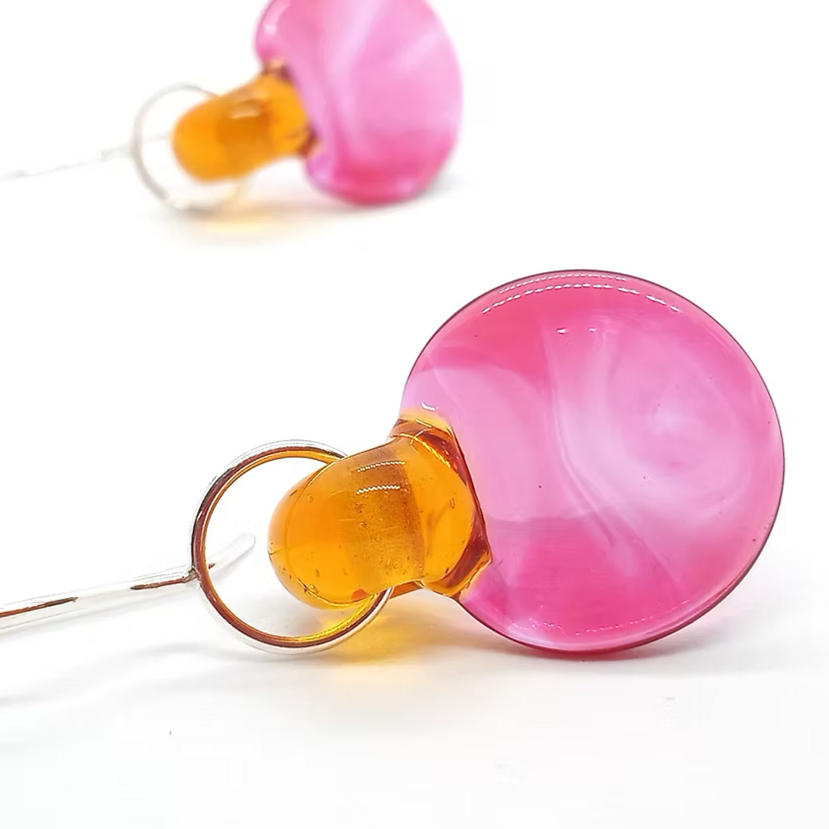 Tasci Designs Tasci Designs - Geo Drop Earrings, Pink