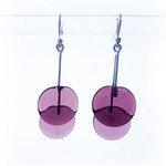 Tasci Designs Tasci Designs - Double Circle Earrings, Purple