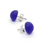 Tasci Designs Tasci Designs - Glass Stud Earrings, Blue