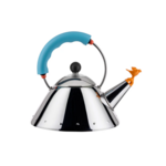 Alessi Alessi Kettle with Small Bird, Polished, by Michael Graves