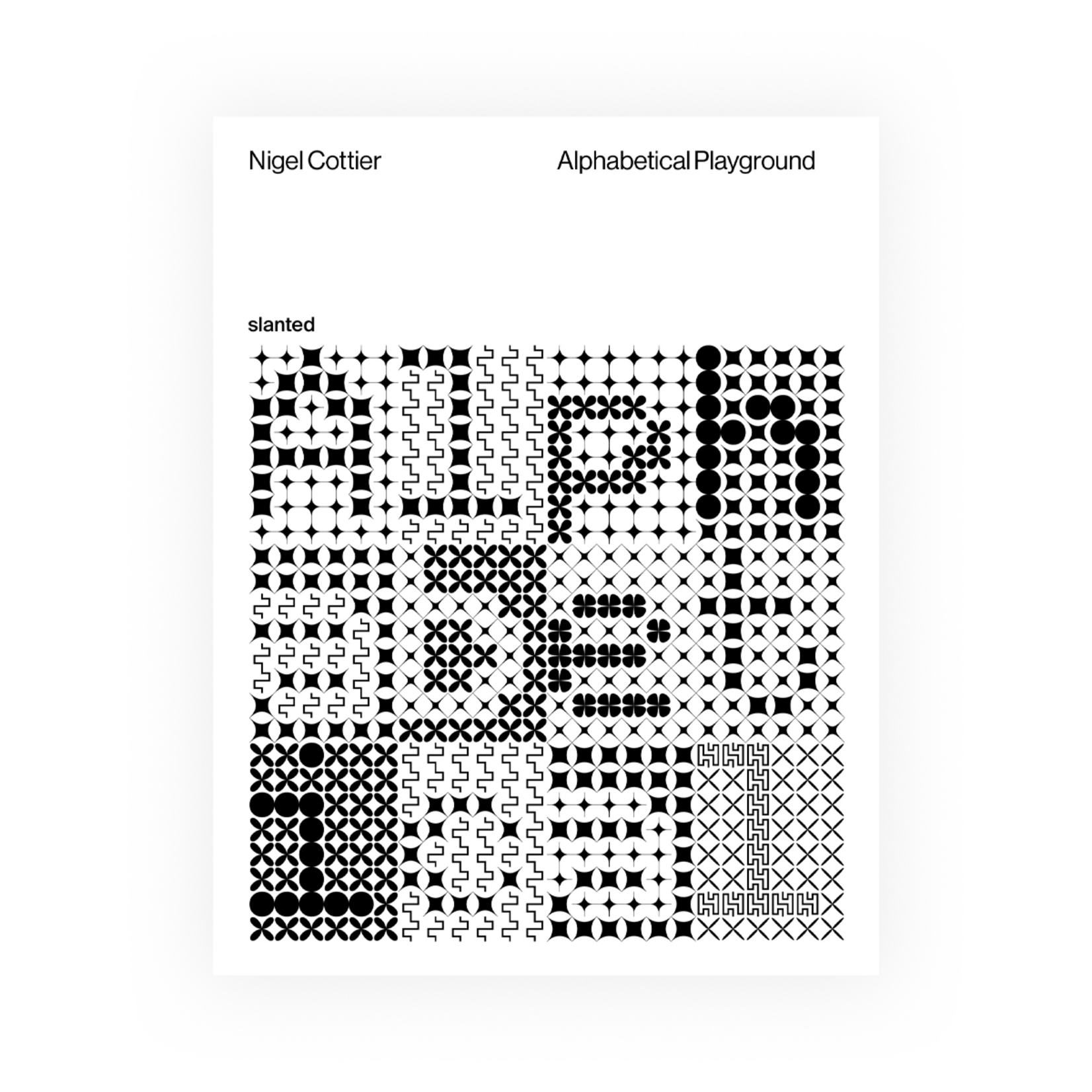 Slanted Alphabetical Playground by Cottier