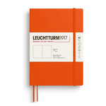 Leuchtturm Leuchtturm1917 Notebook, Medium (A5), Softcover - Pumpkin, Plain