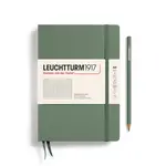 Leuchtturm Leuchtturm A5 Hardcover Notebook - Olive, Ruled