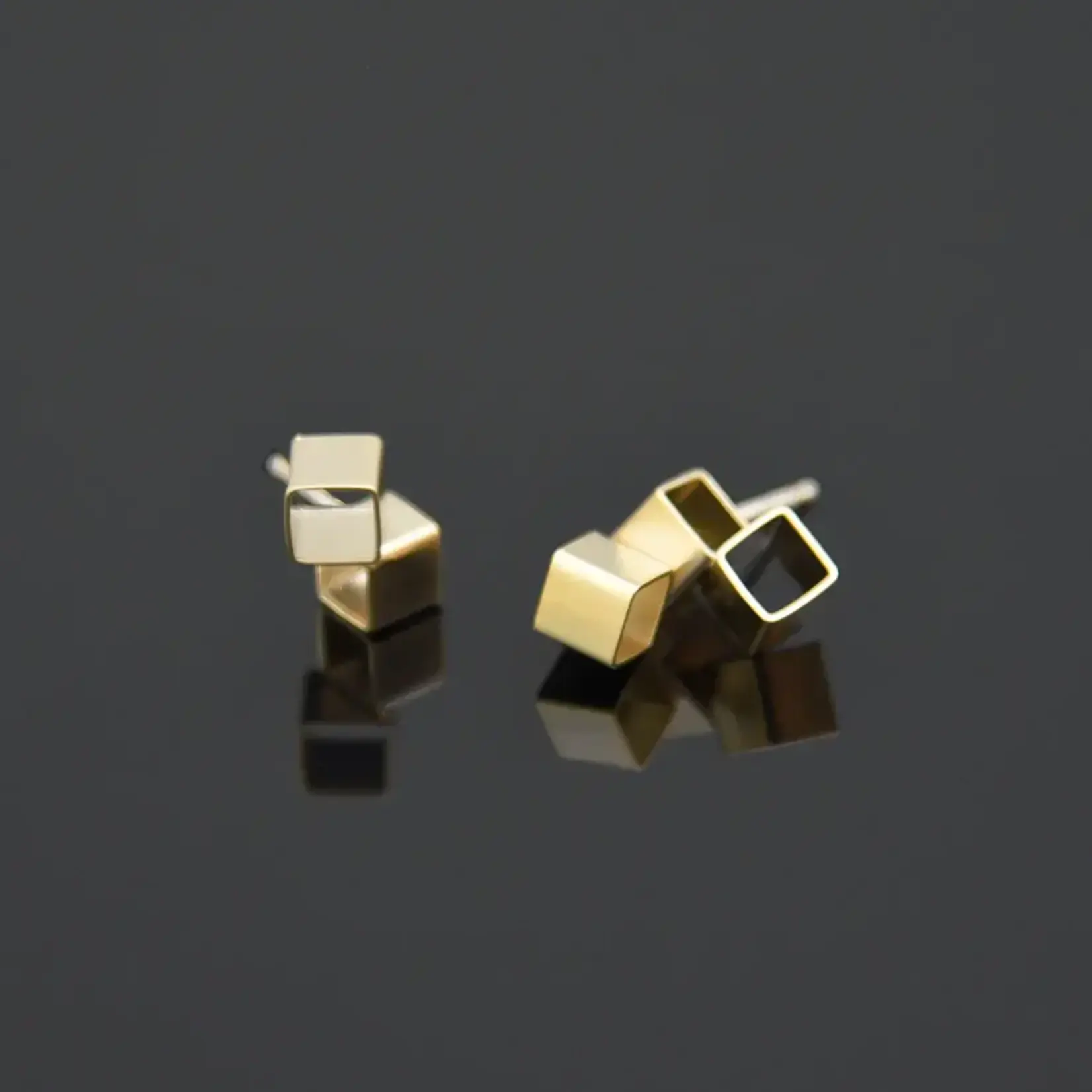 PURSUITS PURSUITS Codex Earrings (Satin Gold)