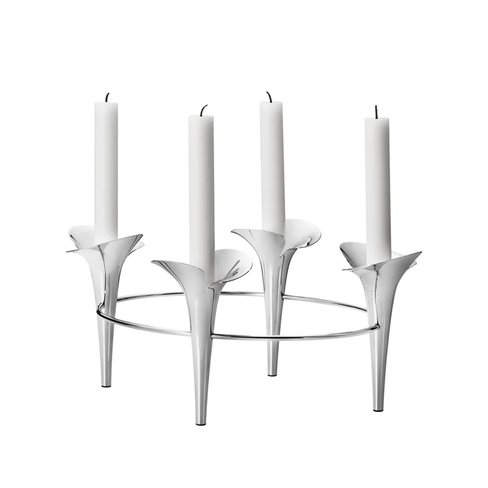 Georg Jensen GEORG JENSEN, Bloom Botanica 4 Taper Candle Holder