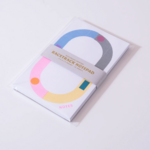 Mezzaluna Studio Racetrack Large Notepad - CMYK