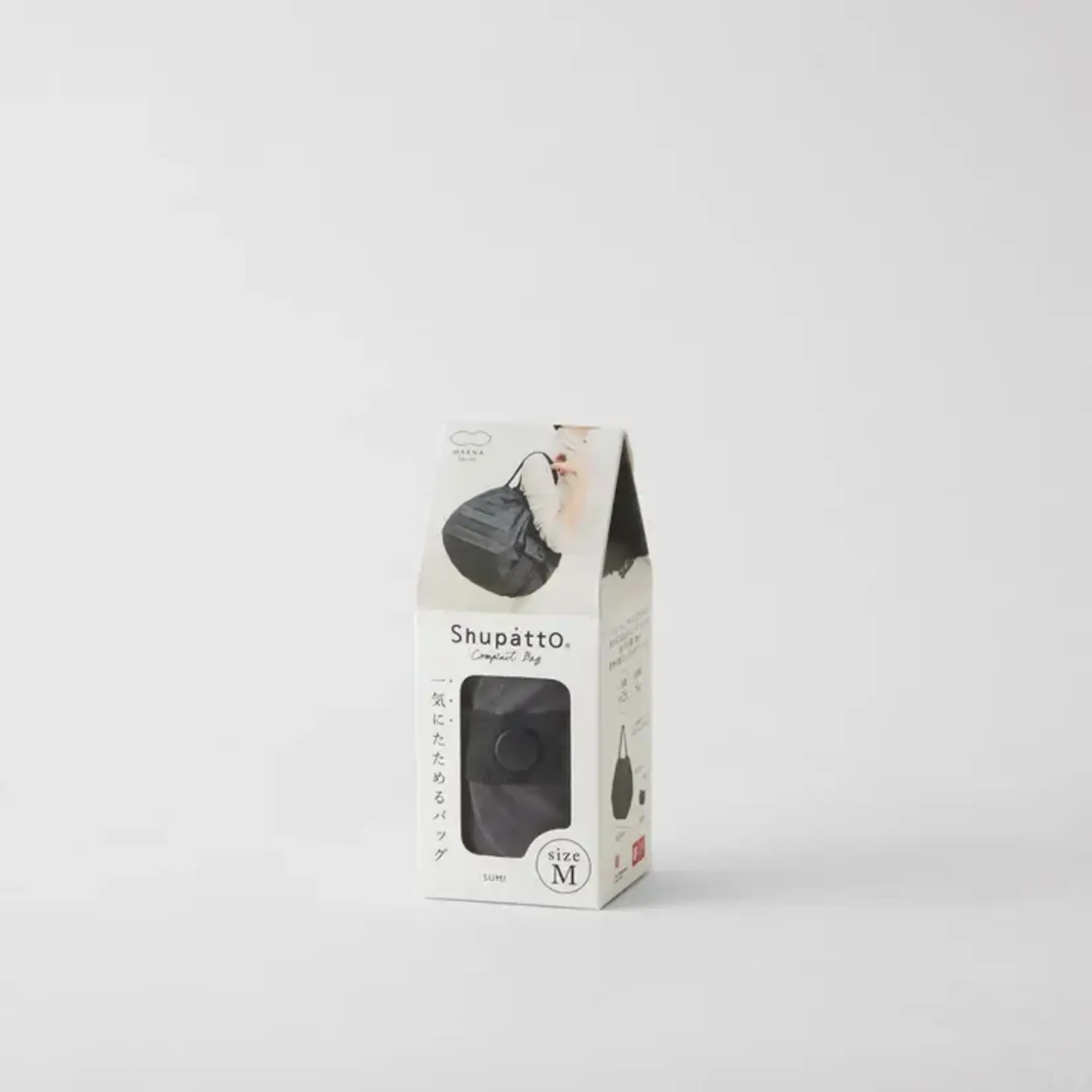 Shupatto Shupatto Compact Reusable Bag Medium Sumi Charcoal