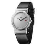 Braun Braun AW50 Classic Watch - Grey Dial and Black Leather Strap