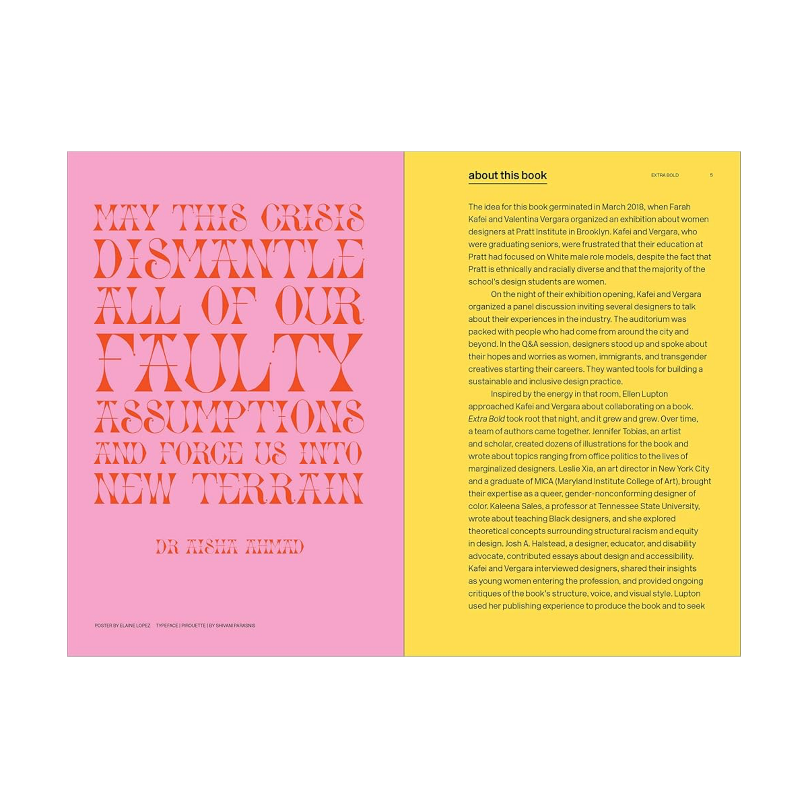 Chronicle Books Extra Bold: A Feminist, Inclusive, Anti-racist, Nonbinary Field Guide for Graphic Designers